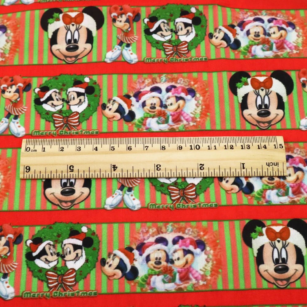 Disney Christmas Princess 50*145cm 100% Cotton Fabric Sewing Quilting Fabric Needlework Material DIY Handmade Patchework - Kaiju Mafia