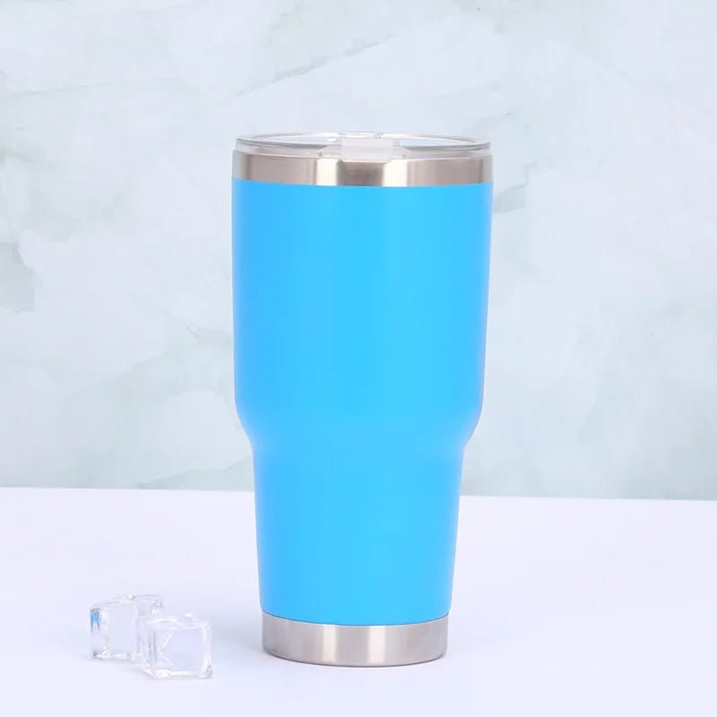 30oz 20oz Tumblers Yetys Travel Mugs Beer Cup With Straw Lids Stainless Steel Vacuum Insulat Thermal Water Bottle for Car Coffee - Kaiju Mafia