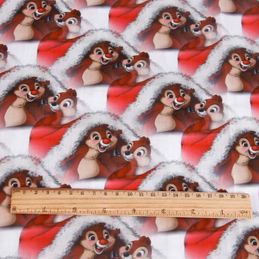 Disney Christmas Princess 50*145cm 100% Cotton Fabric Sewing Quilting Fabric Needlework Material DIY Handmade Patchework - Kaiju Mafia