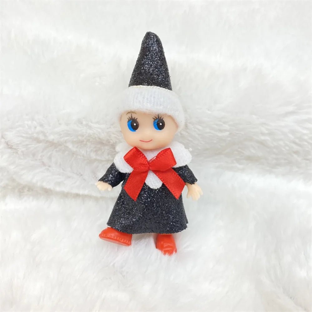 Christmas Mini Baby Elf Dolls Todder Elves Shining Kindness Craft Babies Doll Toy Decoration On The Shelf Gift For Girl Boy Kid - Kaiju Mafia