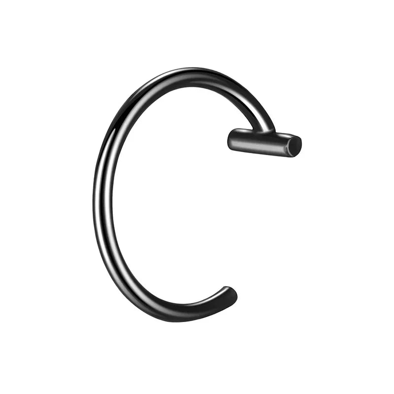 1Pc Stainless Steel Fake Nose Ring Hoop Septum Rings C Clip Lip Ring Earring Fake Nose Piercing Women Body Jewelry Non - Pierced - Kaiju Mafia