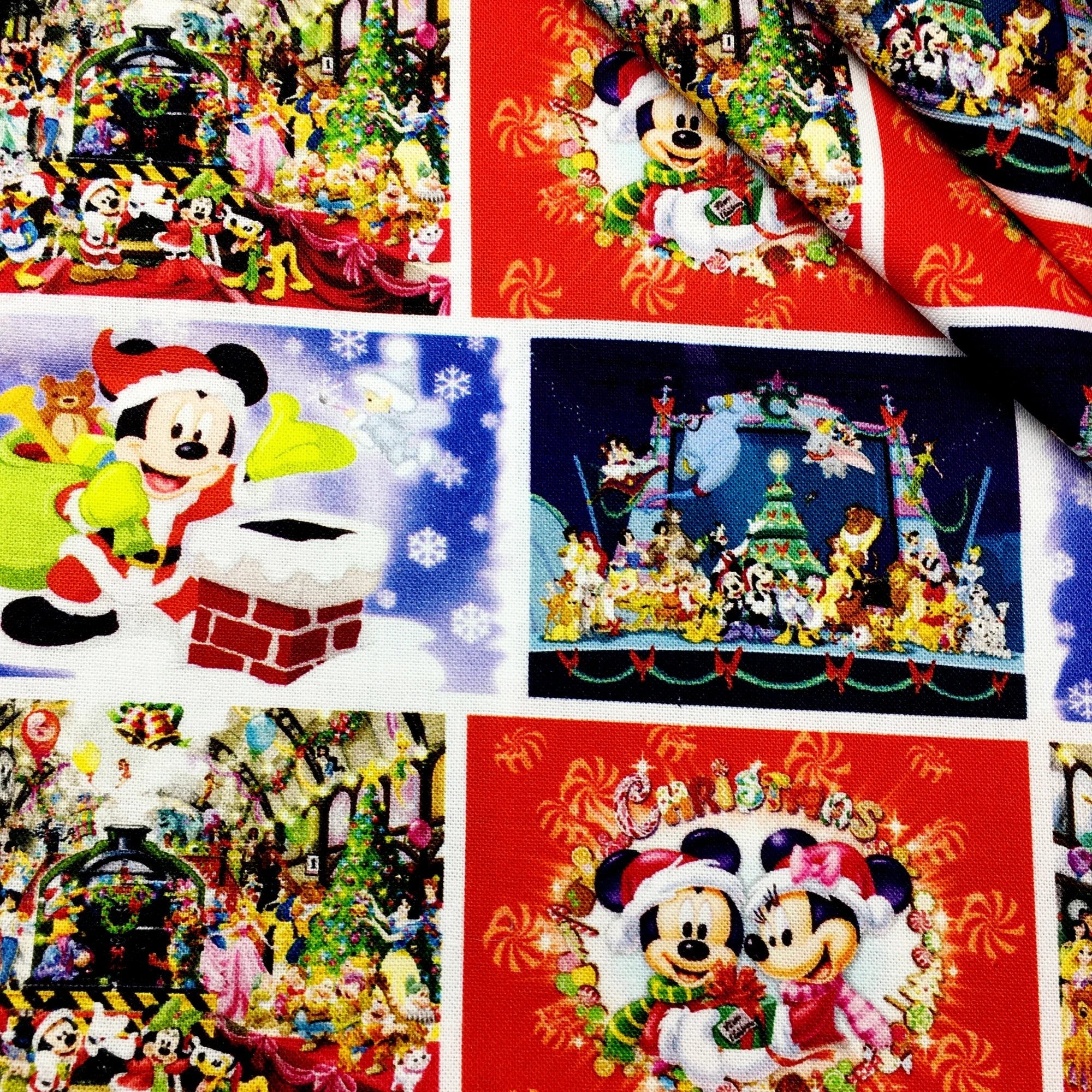 Disney Christmas Princess 50*145cm 100% Cotton Fabric Sewing Quilting Fabric Needlework Material DIY Handmade Patchework - Kaiju Mafia