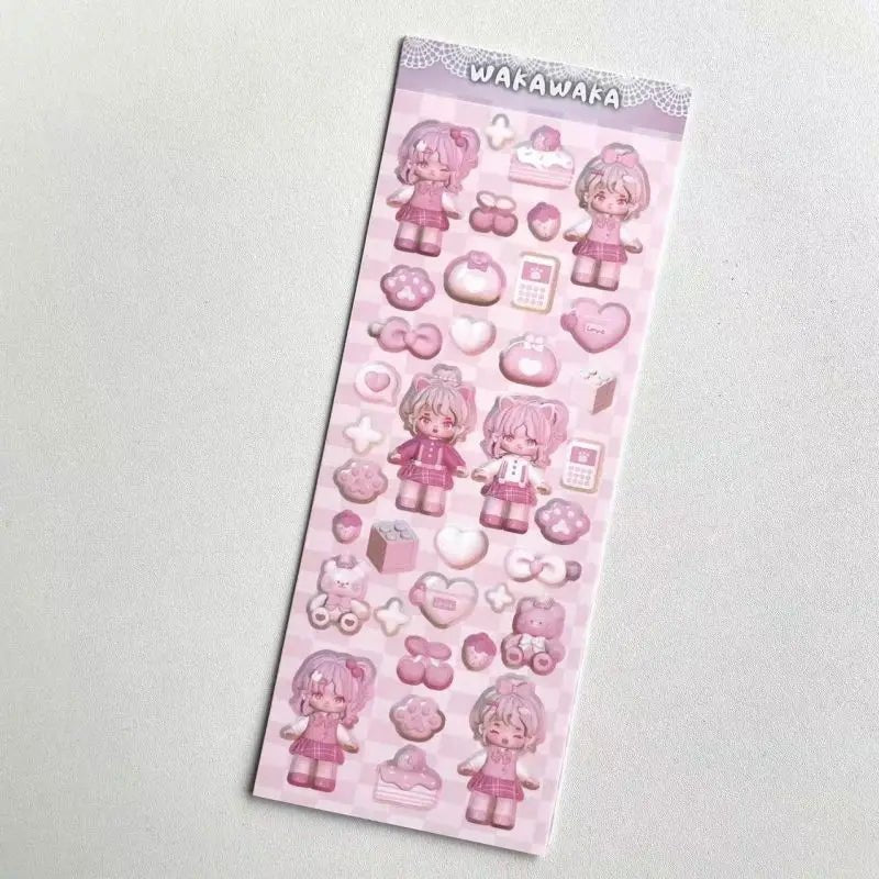 SKYSONIC New Arrival Christmas Style Junk Journal Stickers Decor Scrapbooking Material DIY Agenda Cat Paw Sticker Stationery - Kaiju Mafia