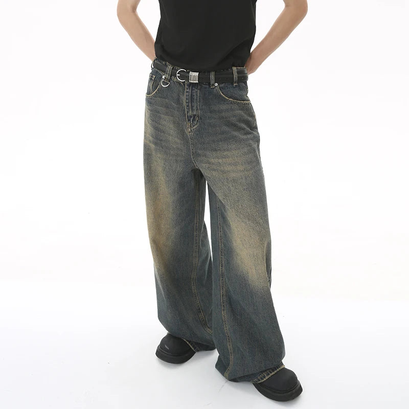 old blue washed denim pants old blue washed denim pants