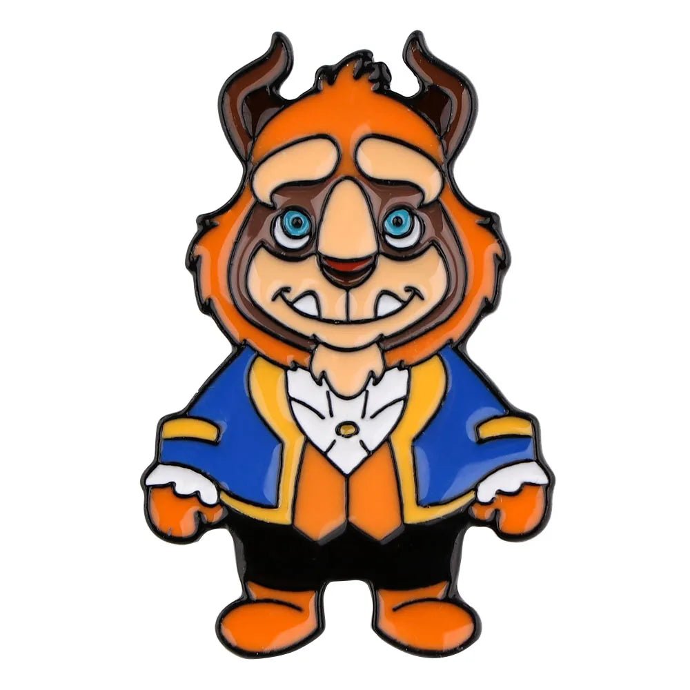 Cartoon Duck Enamel Pin Cute Brooches for Women Men Lapel Pins Animal Badges Clothes Accessories Fashion Jewelry Christmas Gifts - Kaiju Mafia