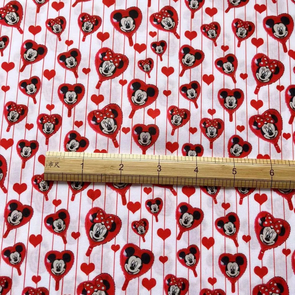 disney fabric 140x50CM Cartoon cotton fabric Patchwork Tissue Kid Home Textile Sewing Doll Dress Curtain Polyester cotton Fabric - Kaiju Mafia