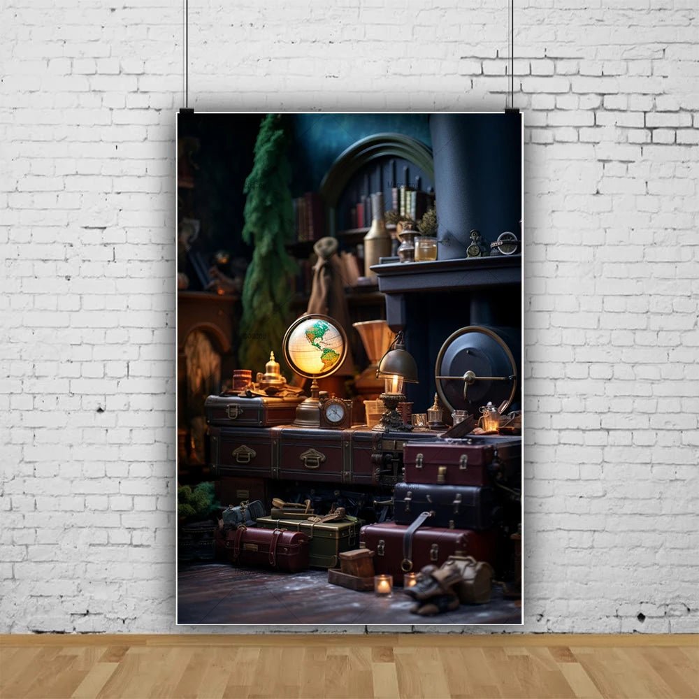 Magic Academy Vertical Section Backdrop Custom Hogwarts Theme Party Birthday Photography Poster Studio Decoration Background - Kaiju Mafia