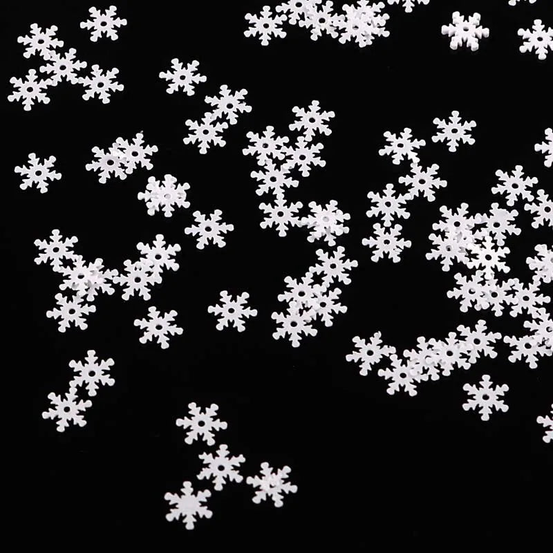 20g 8mm Glitter Christmas Snowflakes Sequins Confetti Artificial Snow Ornaments Christmas Decoration For Home Navidad 2022 Natal - Kaiju Mafia