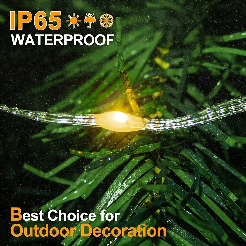 Outdoor Fairy Lights 100/150M Waterproof Garland IP67 EU/US Plug Starry String Lights Christmas Decorations 2025 Festoon Led - Kaiju Mafia