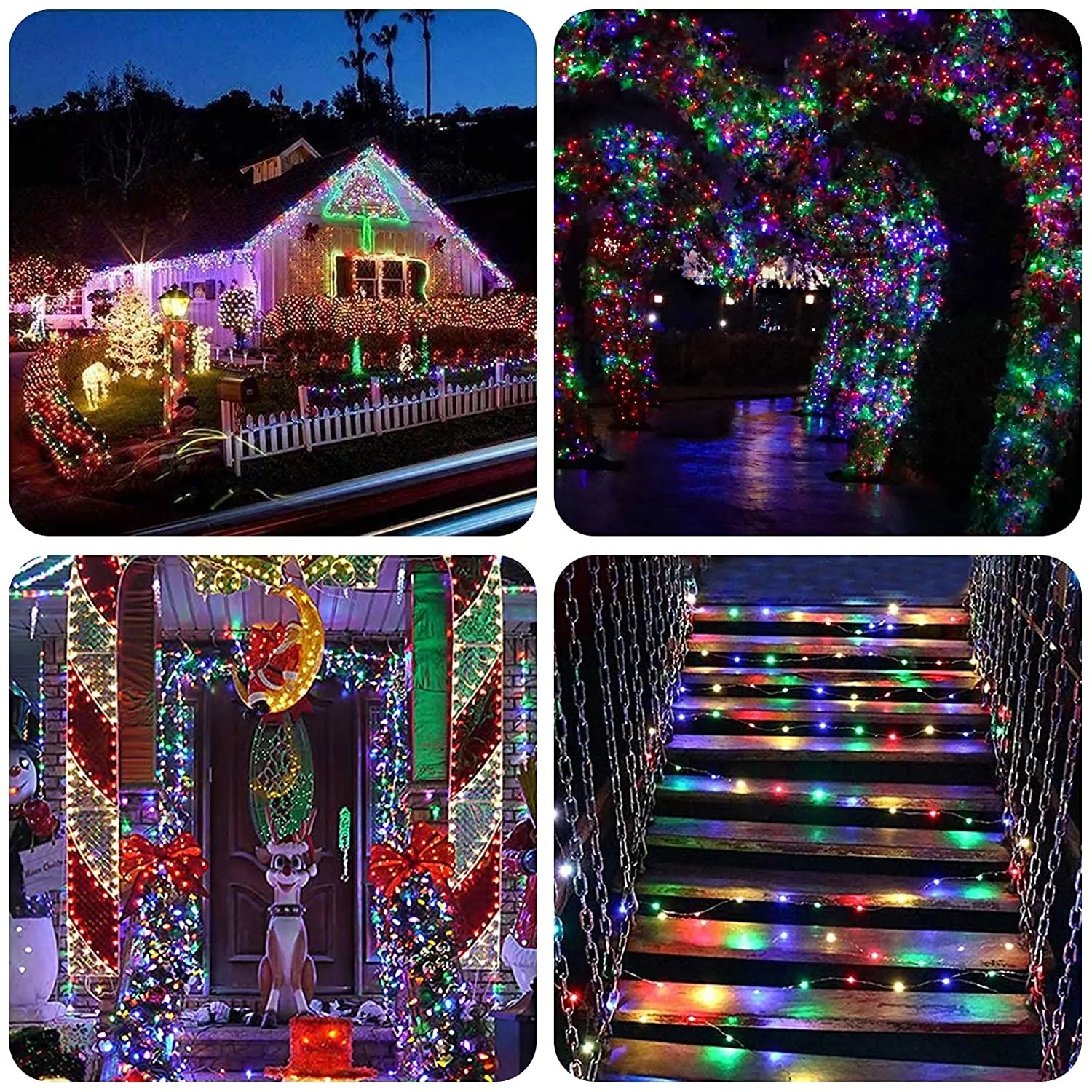 Outdoor Fairy Lights 100/150M Waterproof Garland IP67 EU/US Plug Starry String Lights Christmas Decorations 2025 Festoon Led - Kaiju Mafia