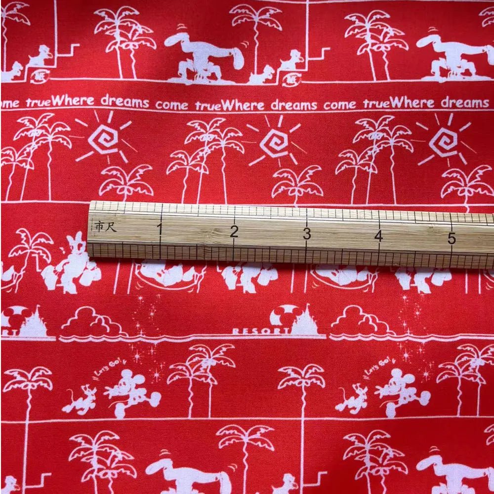 disney fabric 140x50CM Cartoon cotton fabric Patchwork Tissue Kid Home Textile Sewing Doll Dress Curtain Polyester cotton Fabric - Kaiju Mafia