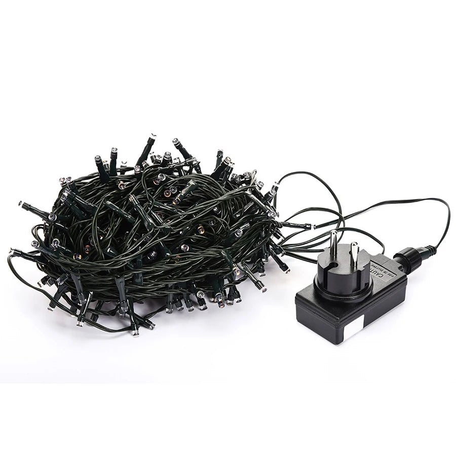 10M 20M 30M 50M 100M Waterproof LED String Lights 24V EU US Outdoor Garland for Christmas Trees Xmas Party Wedding Decoration - Kaiju Mafia