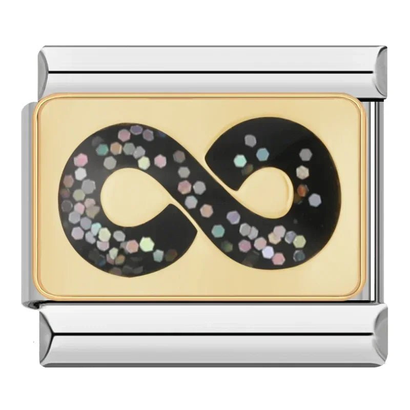 Hapiship 2024 Fashion Spider Star Moon Love Owl Italian Charm Links Fit 9mm Bracelet Stainless Steel Jewelry Making DJ003 - 346 - Kaiju Mafia