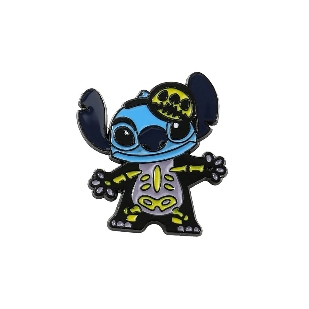 Disney Lilo & Stitch Brooches Cute Stitch Pin for Backpack Cartoon Anime Metal Badges for Bag Hat Accessories Christmas Gifts - Kaiju Mafia