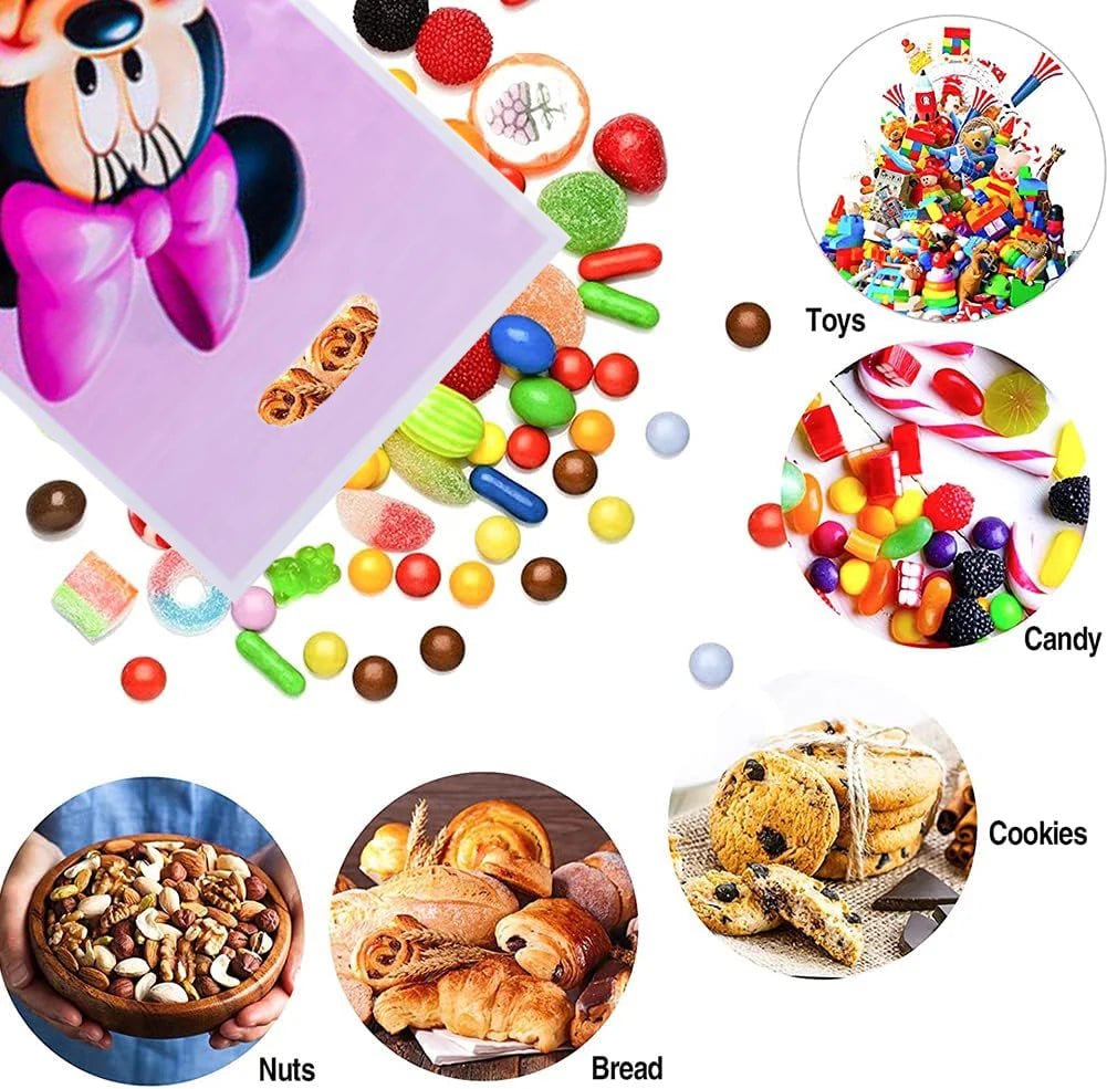 Disney Minnie Mouse Gift Bag Theme Birthday Party Decoration Candy Box Packaging Biscuit Storage Supplies Decorative Backpack - Kaiju Mafia