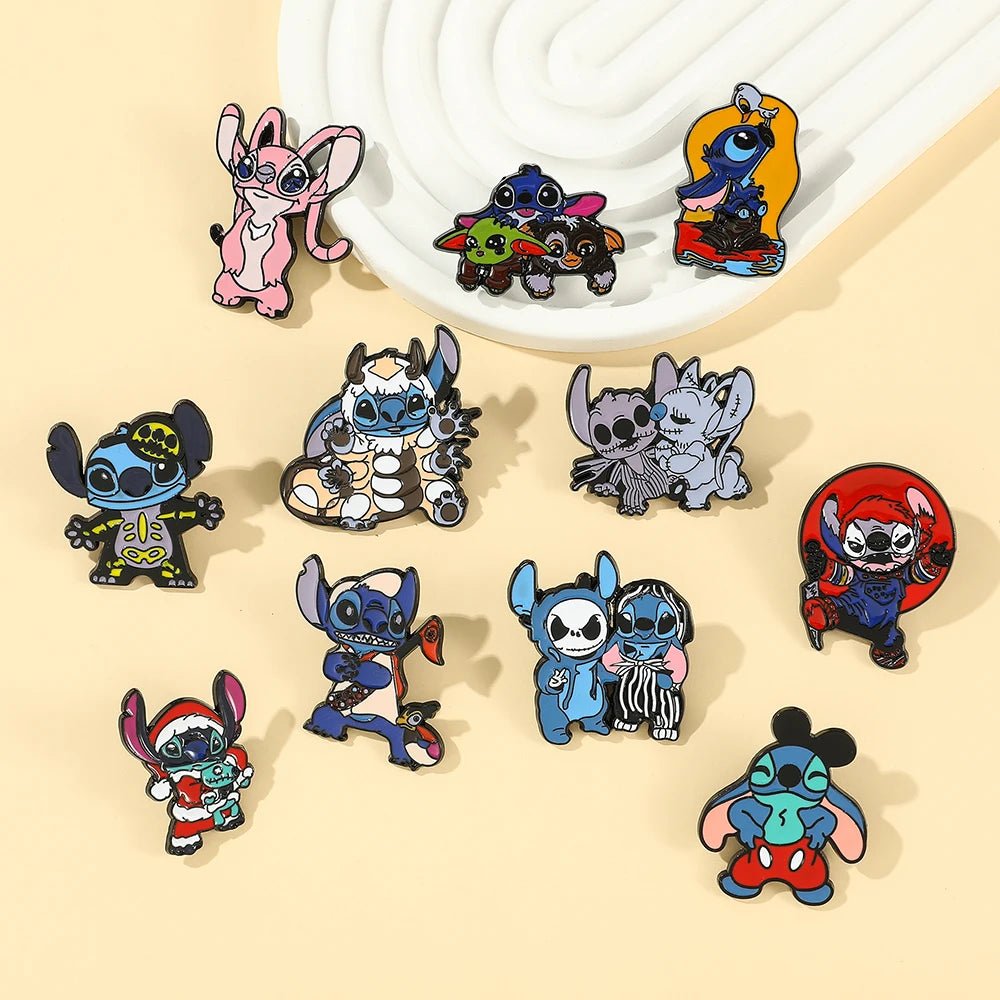 Lilo & Stitch Brooch Pins - Kaiju Mafia