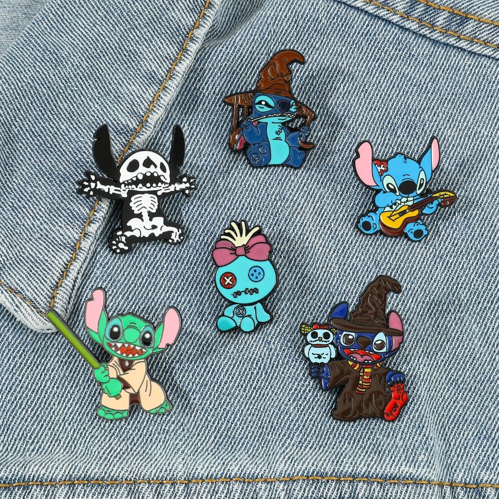 Lilo & Stitch Brooch Pins - Kaiju Mafia