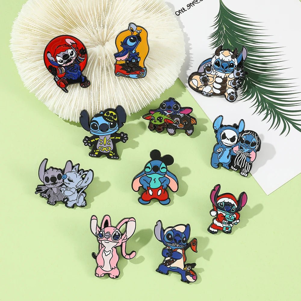 Lilo & Stitch Brooch Pins - Kaiju Mafia