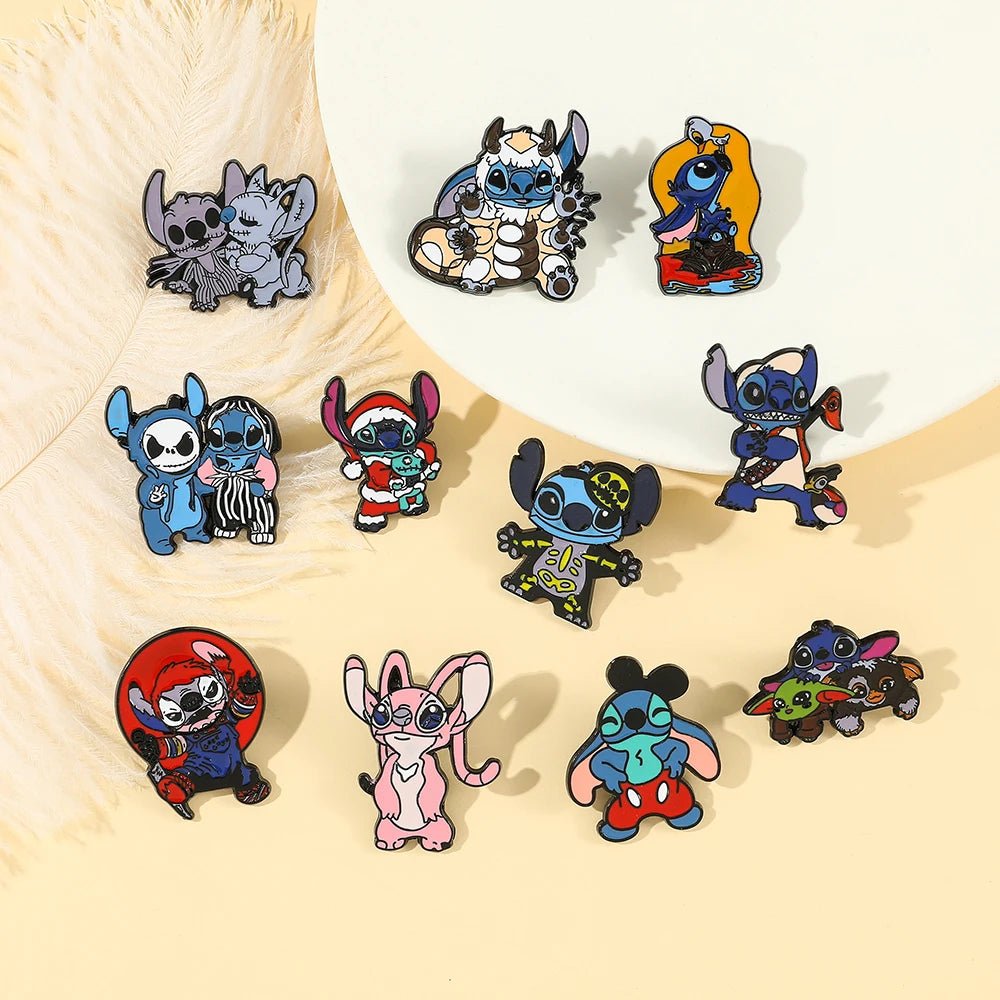 Lilo & Stitch Brooch Pins - Kaiju Mafia