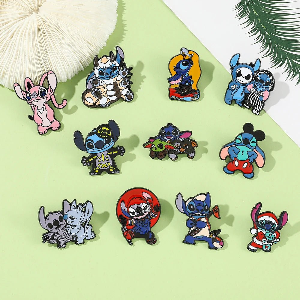 Lilo & Stitch Brooch Pins - Kaiju Mafia