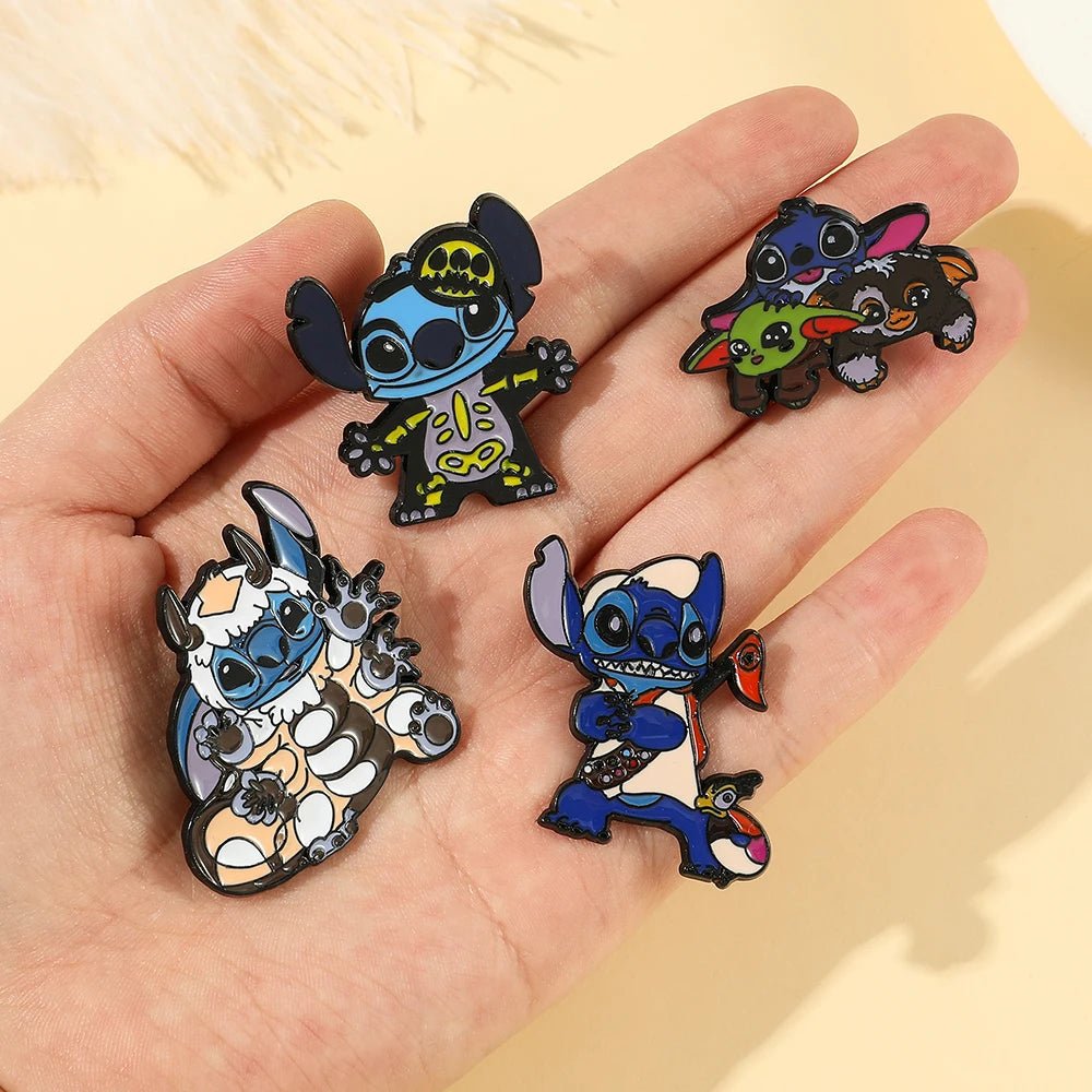Lilo & Stitch Brooch Pins - Kaiju Mafia