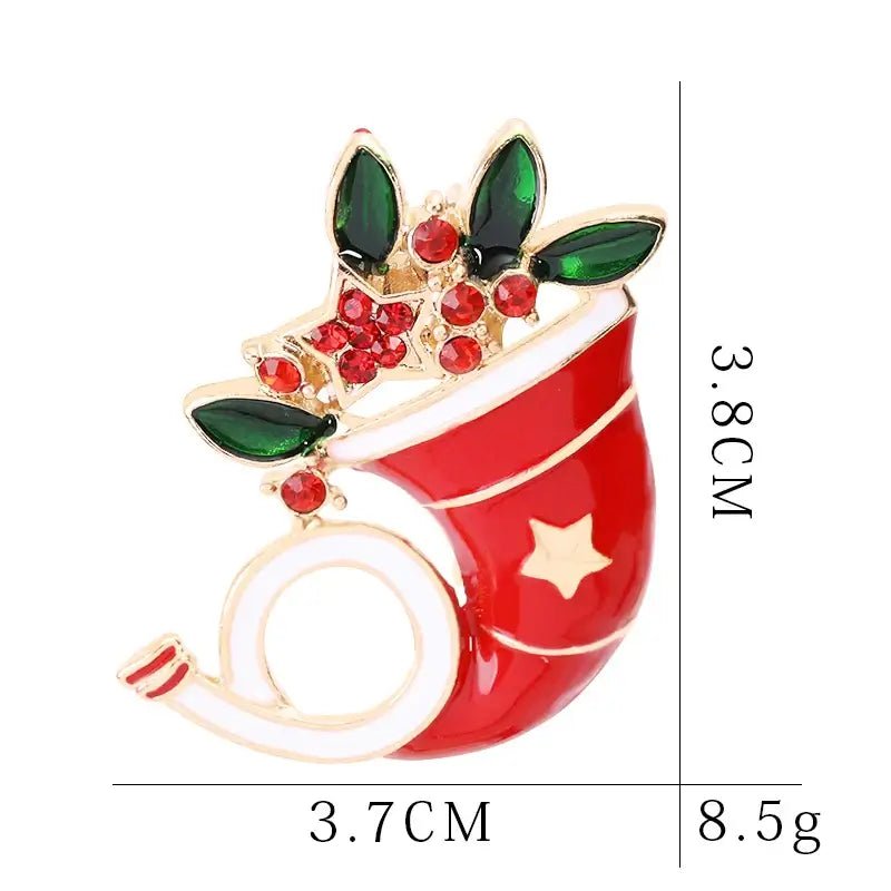 Cute Christmas Enamel Pins - Kaiju Mafia