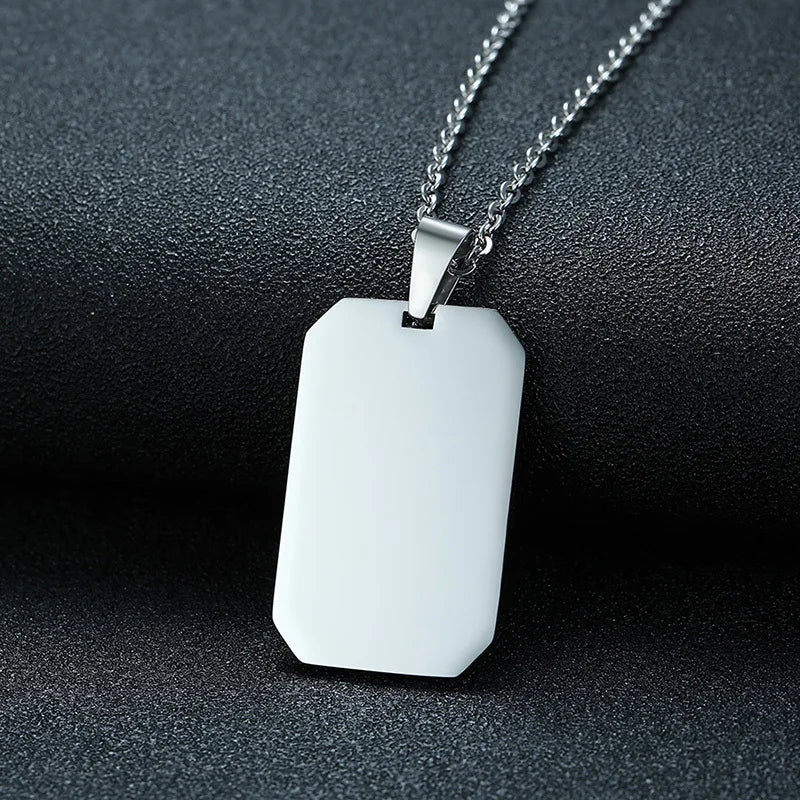 Vnox Double Dog Tag Necklace - Kaiju Mafia
