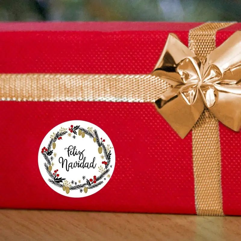 Feliz Navidad Gift Stickers - Kaiju Mafia