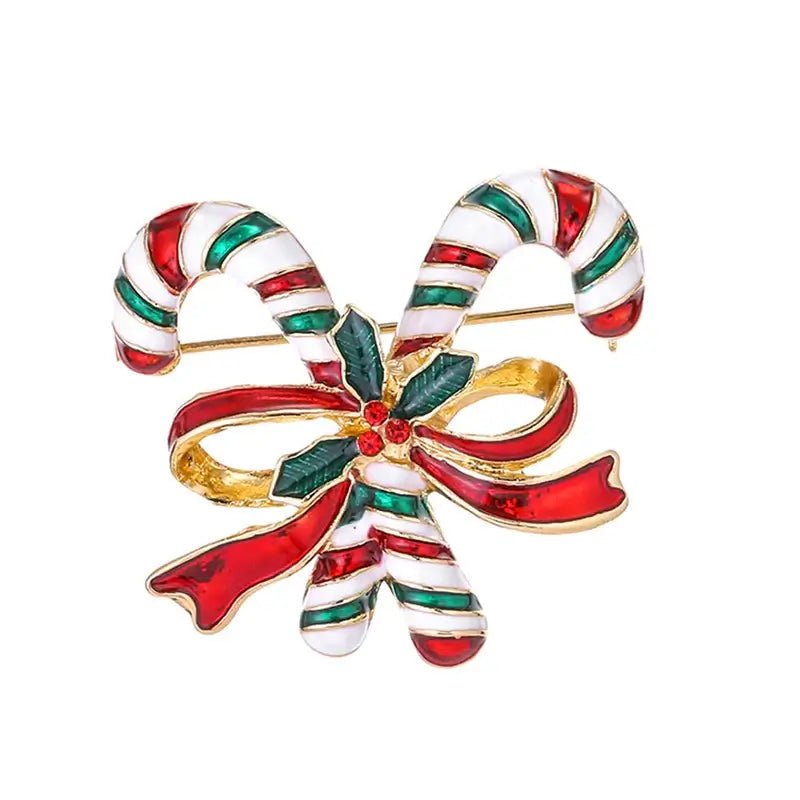 Christmas Rhinestone Brooch Pins - Kaiju Mafia
