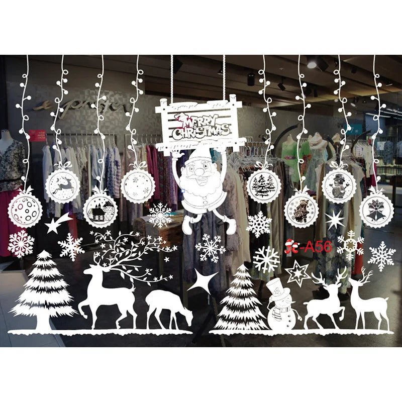 Christmas Snowflake Window Stickers - Kaiju Mafia