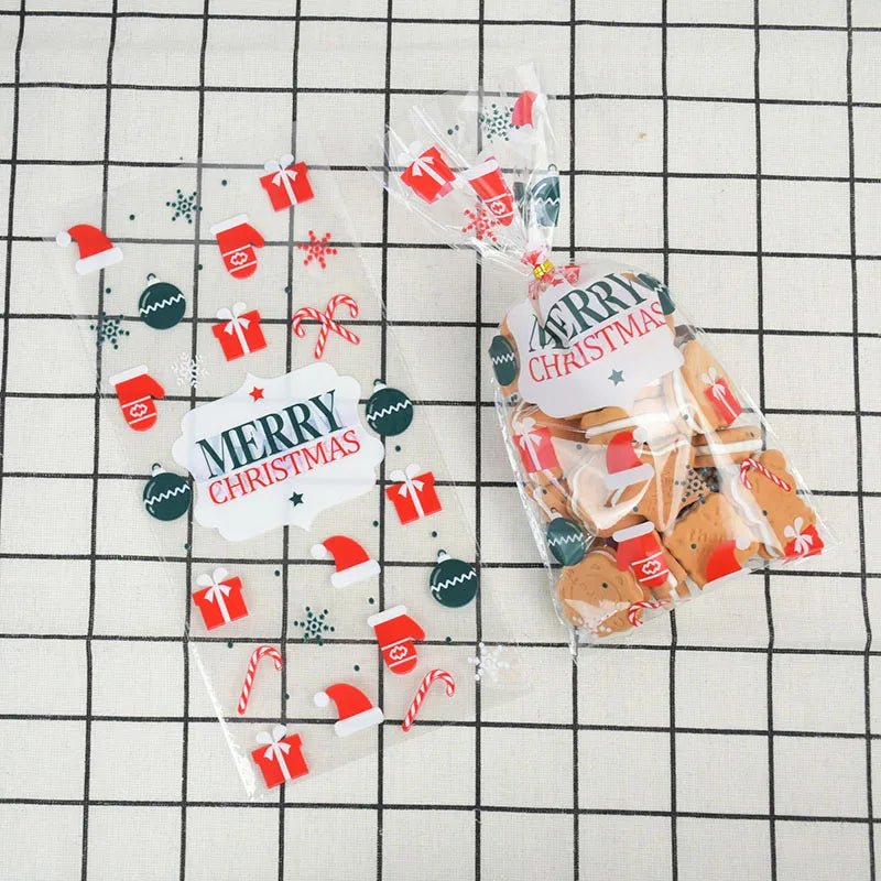 Transparent Christmas Gift Bags - Kaiju Mafia