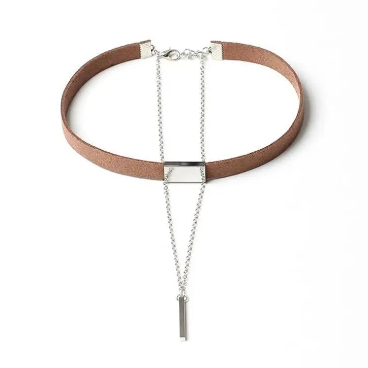 Black Velvet Choker Necklace - Kaiju Mafia