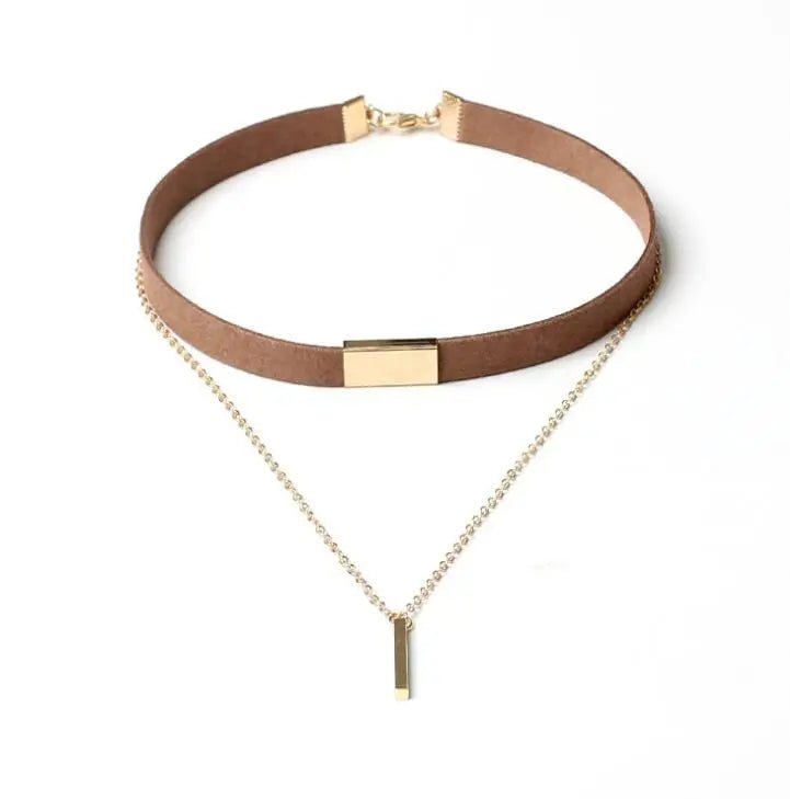 Black Velvet Choker Necklace - Kaiju Mafia