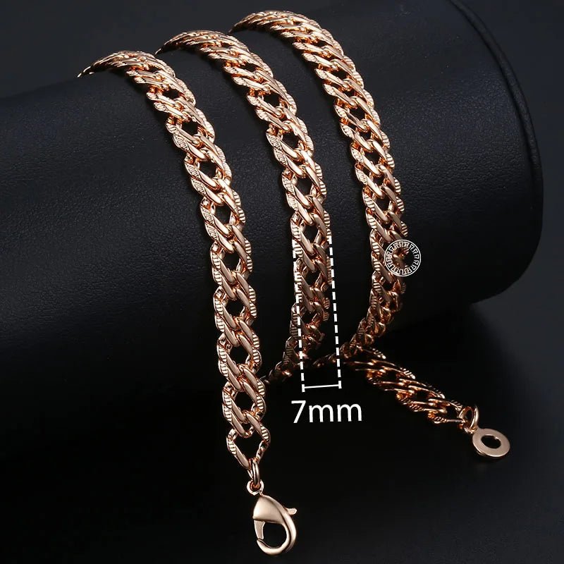Trendsmax Rose Gold Necklace - Kaiju Mafia