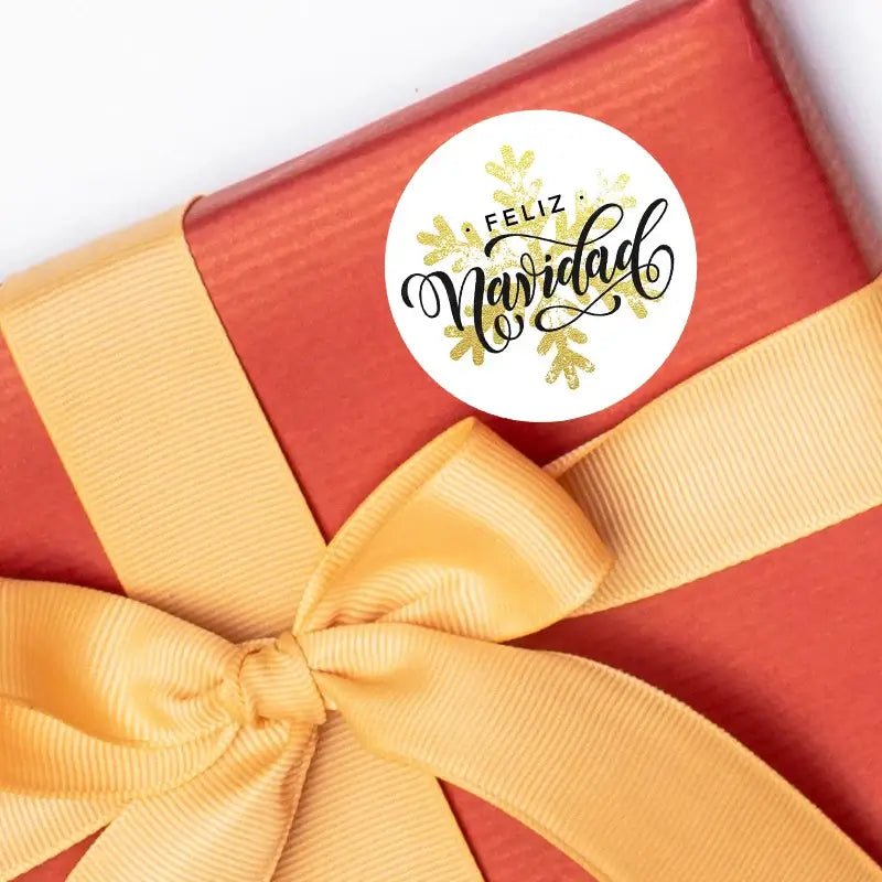 Feliz Navidad Gift Stickers - Kaiju Mafia