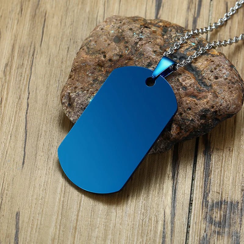 Vnox Double Dog Tag Necklace - Kaiju Mafia