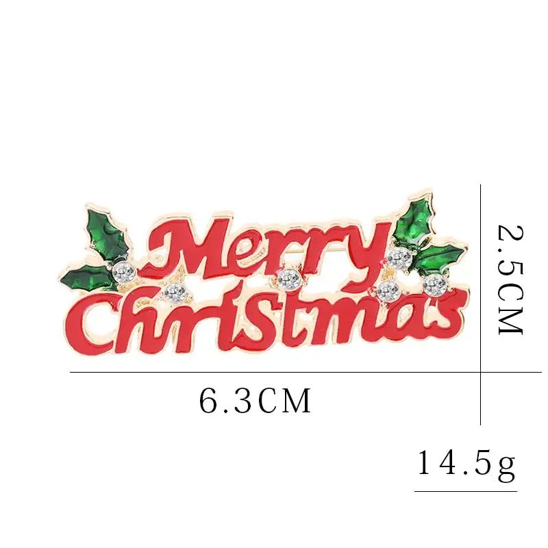 Cute Christmas Enamel Pins - Kaiju Mafia