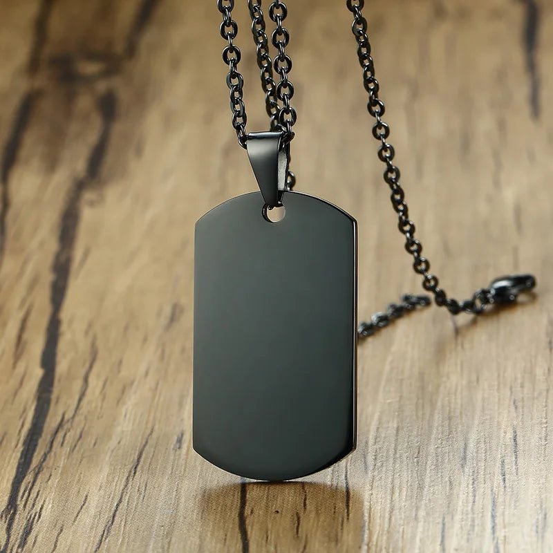 Vnox Double Dog Tag Necklace - Kaiju Mafia