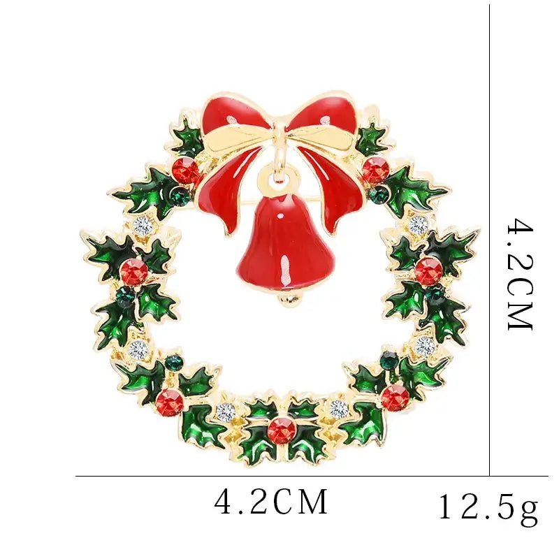 Cute Christmas Enamel Pins - Kaiju Mafia