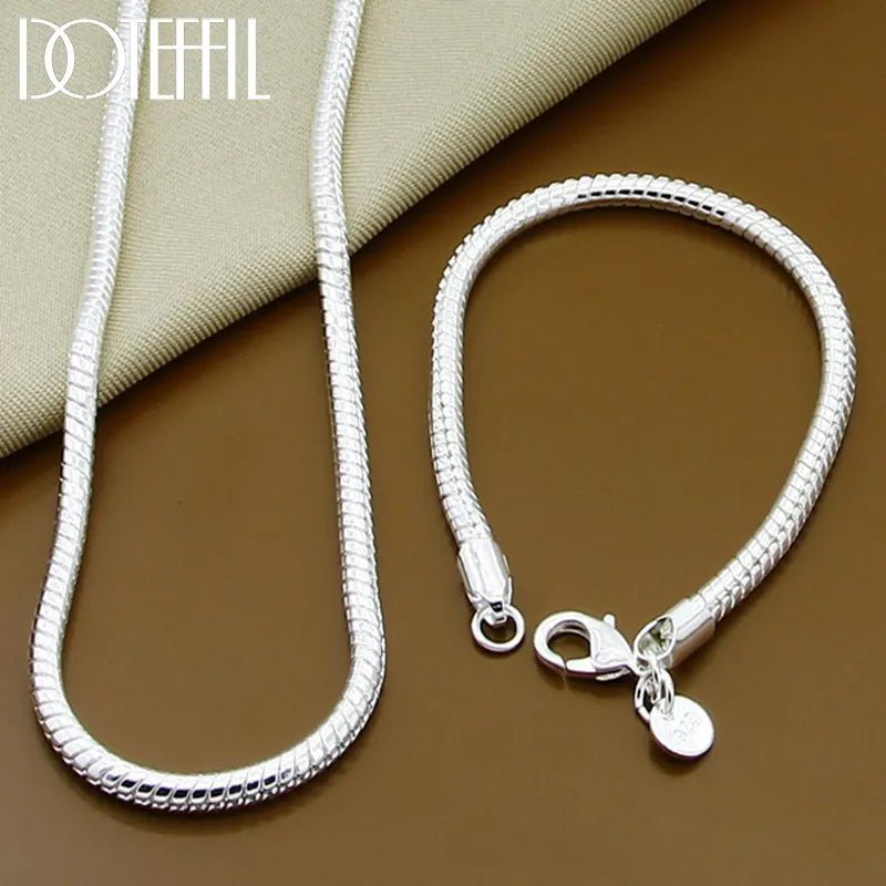 Sterling Silver Snake Chain - Kaiju Mafia