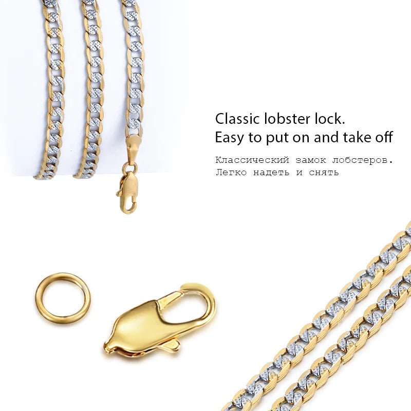 Trendsmax Gold Color Cuban Link Necklace - Kaiju Mafia