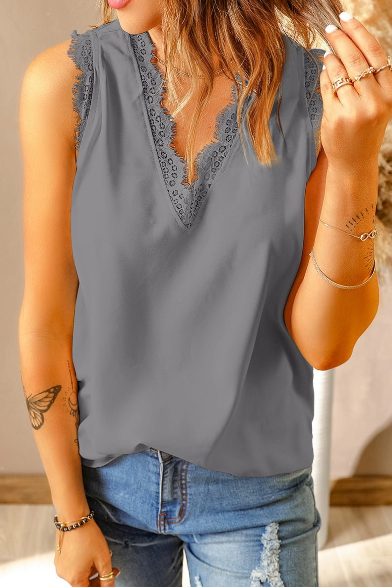 Fashion Eyelash Thin Summer Sleeveless Tops Vest - Kaiju Mafia