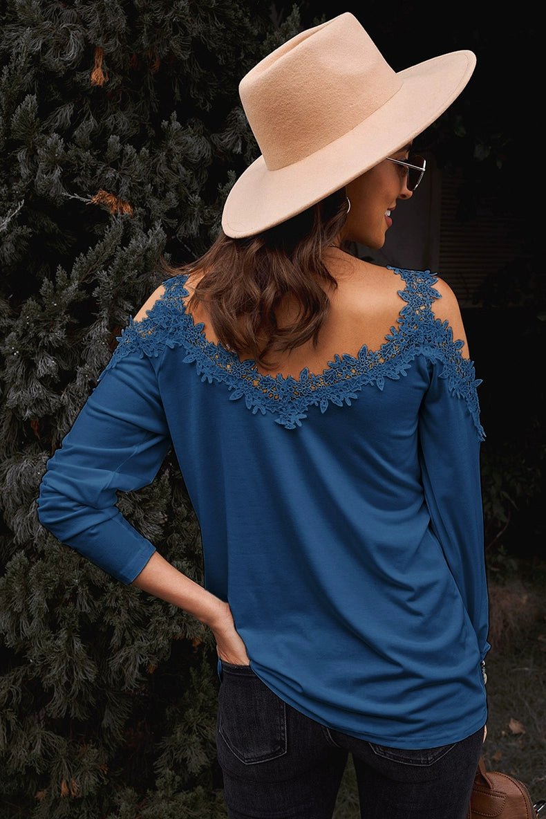 Fashion Sexy Thin Long Sleeves T-shirt Women&