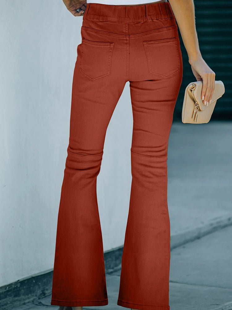 High Waist Wide-Leg Denim Jeans - Fall/Winter Women&