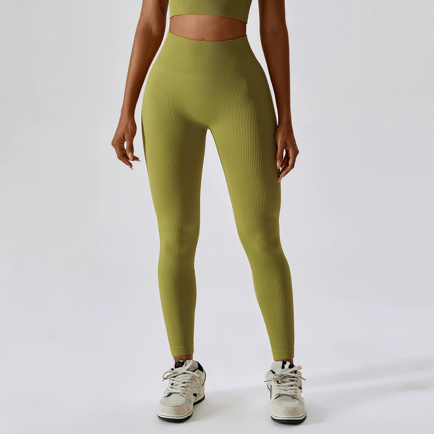 European Thread High Waist Yoga Pants - Kaiju Mafia