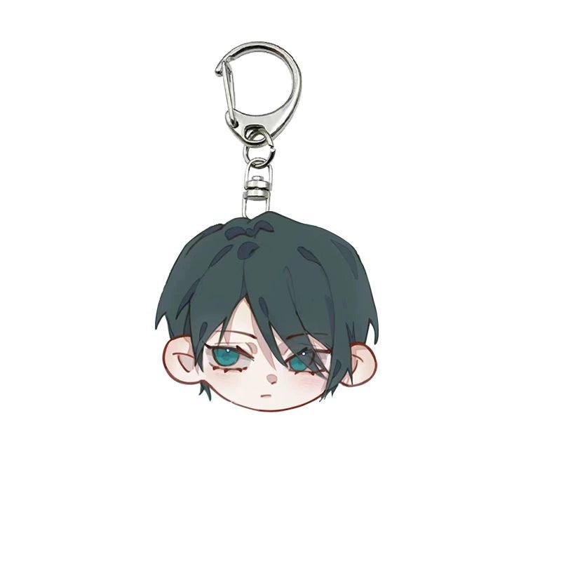 Blue Prison Cartoon Acrylic Keychain Double - Sided Jie Shiyi Bee Music Back Home God Lian Jie Qianche Leopard Horse Ornaments - Kaiju Mafia