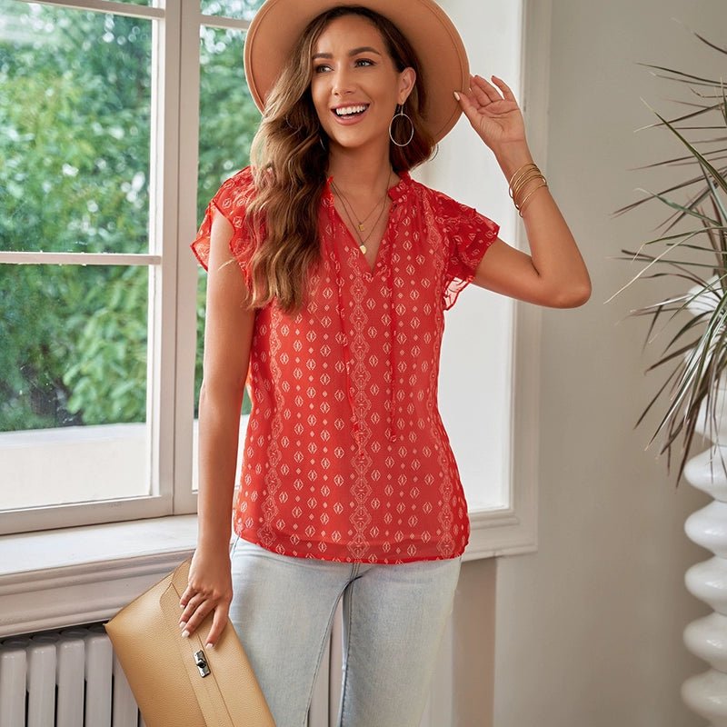 Thin 2024 Summer Loose Design Short Sleeve Pullover - Kaiju Mafia