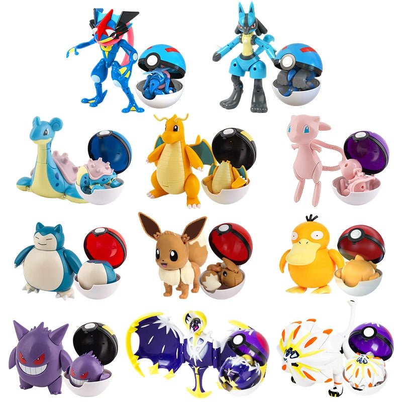 Pokemon Poke Ball Gengar Greninja Toy - Kaiju Mafia