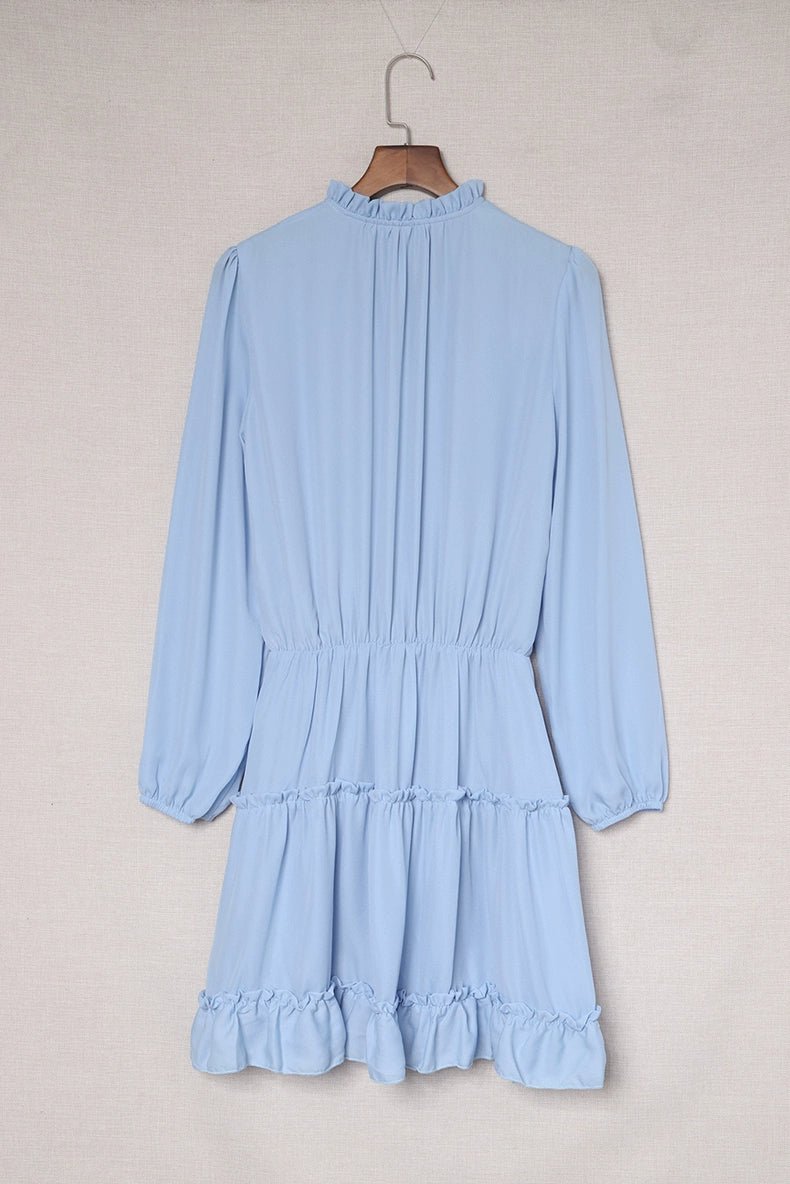 2024 Autumn Solid Color Thin Jumpsuit Skirt Fashion Slim Looking Temperament Commute Pullover Loose Knee - Length Dress Women - Kaiju Mafia