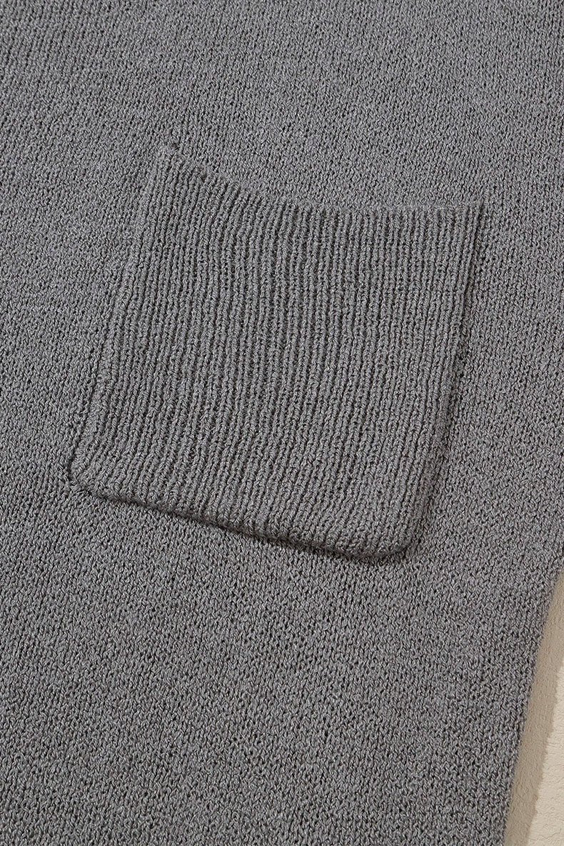 Fall 2024 New Arrival Pure Color Long Sleeves Sweater Female European and American Leisure Wind Thread Knitting Thermal Head Cover Tops Female - Kaiju Mafia